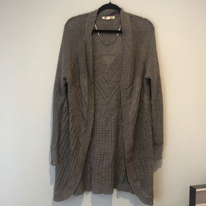 Roxy long knitted cardigan